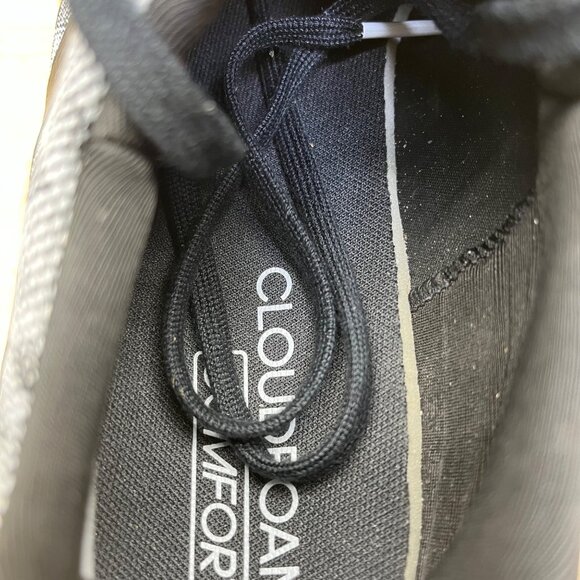 Adidas Mens Black Gray Knit Trainers Size 13.5 Lightweight Casual Shoe - Picture 7 of 10